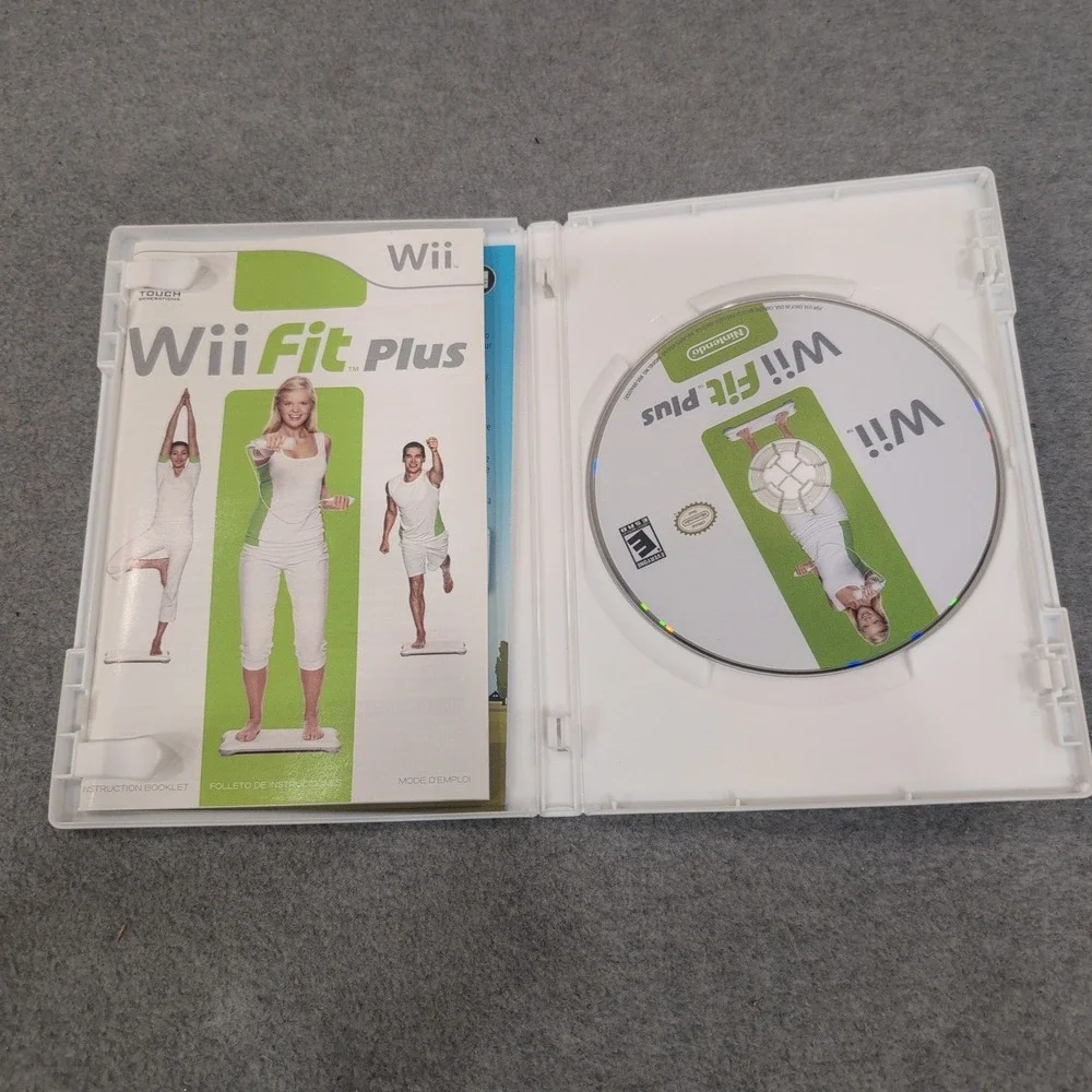 Nintendo Wii Fit Plus Game‎ with Manual and Case RVL-P-RFPE-USZ